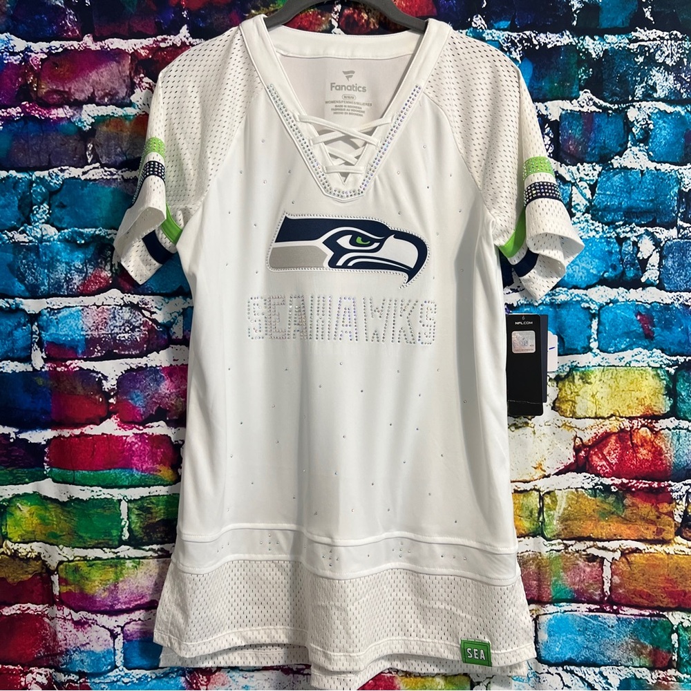 Seattle Seahawks Rhinestone Jersey [3R]